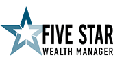 A blue star with some black background