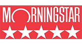 A red banner with white stars and the word " ornings ".